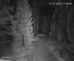 Vstup do skal, Pískovna