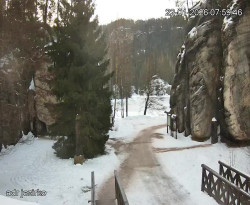 Vstup do skal, Pískovna