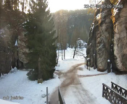 Vstup do skal, Pískovna