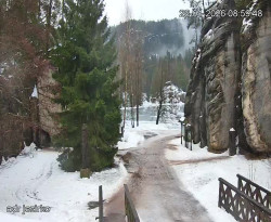 Vstup do skal, Pískovna