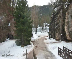 Vstup do skal, Pískovna