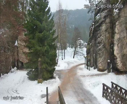 Vstup do skal, Pískovna