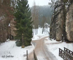 Vstup do skal, Pískovna