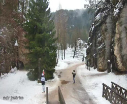 Vstup do skal, Pískovna