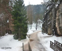 Vstup do skal, Pískovna