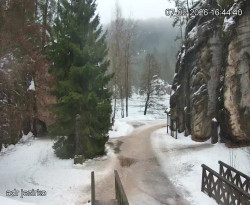 Vstup do skal, Pískovna