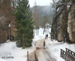 Vstup do skal, Pískovna