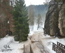 Vstup do skal, Pískovna