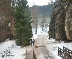 Vstup do skal, Pískovna