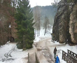 Vstup do skal, Pískovna