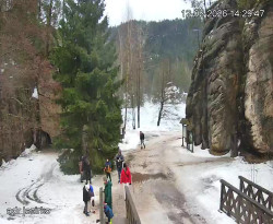 Vstup do skal, Pískovna