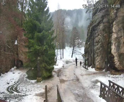 Vstup do skal, Pískovna