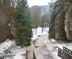 Vstup do skal, Pískovna