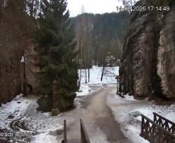 Vstup do skal, Pískovna