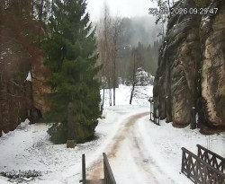 Vstup do skal, Pískovna