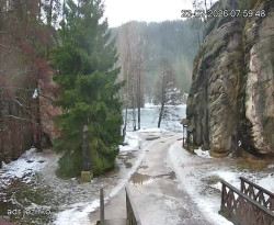 Vstup do skal, Pískovna