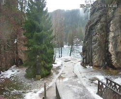 Vstup do skal, Pískovna