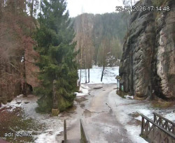 Vstup do skal, Pískovna