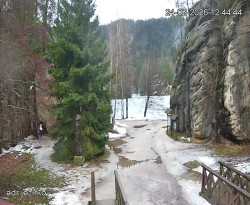 Vstup do skal, Pískovna