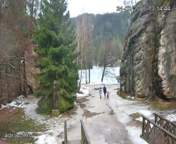 Vstup do skal, Pískovna