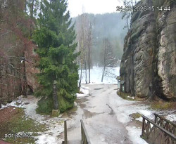 Vstup do skal, Pískovna