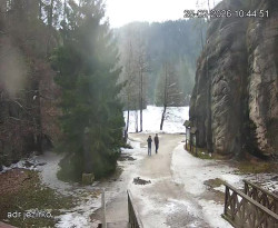 Vstup do skal, Pískovna