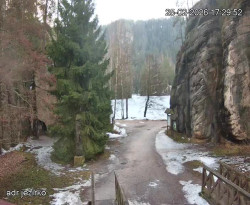 Vstup do skal, Pískovna