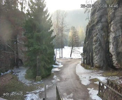 Vstup do skal, Pískovna