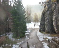 Vstup do skal, Pískovna