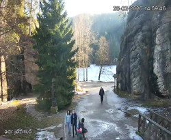 Vstup do skal, Pískovna