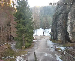 Vstup do skal, Pískovna