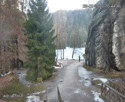 Vstup do skal, Pískovna