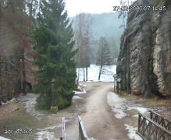 Vstup do skal, Pískovna