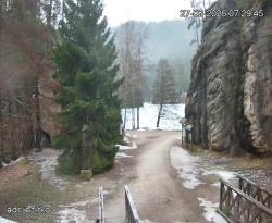 Vstup do skal, Pískovna