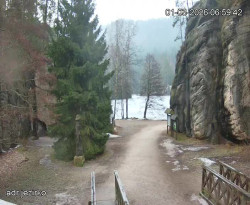 Vstup do skal, Pískovna