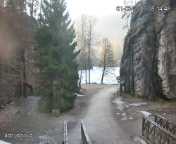 Vstup do skal, Pískovna