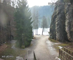 Vstup do skal, Pískovna