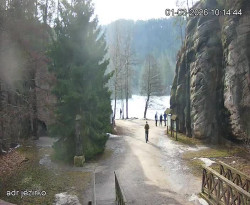 Vstup do skal, Pískovna