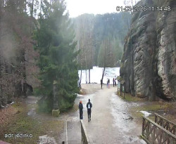 Vstup do skal, Pískovna