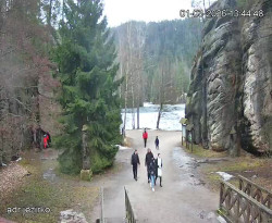 Vstup do skal, Pískovna