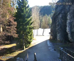 Vstup do skal, Pískovna