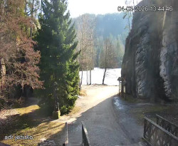 Vstup do skal, Pískovna