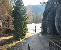 Vstup do skal, Pískovna