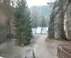 Vstup do skal, Pískovna