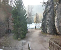 Vstup do skal, Pískovna