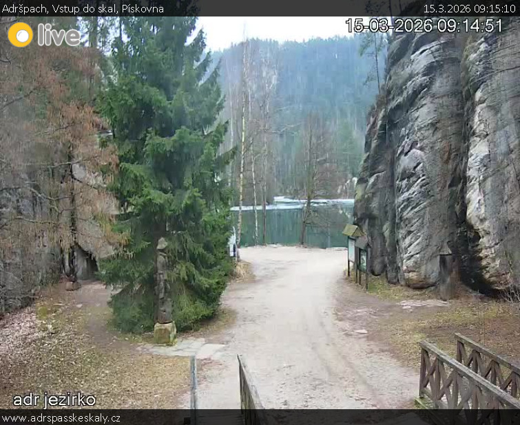 Adršpach - Vstup do skal, Pískovna - 15.3.2026 v 09:15