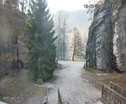 Vstup do skal, Pískovna