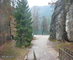 Vstup do skal, Pískovna