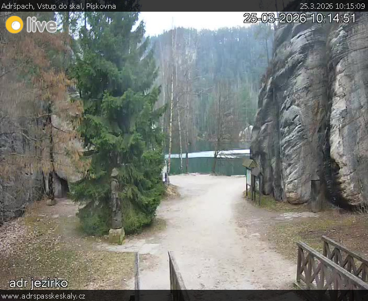 Adršpach - Vstup do skal, Pískovna - 25.3.2026 v 10:15