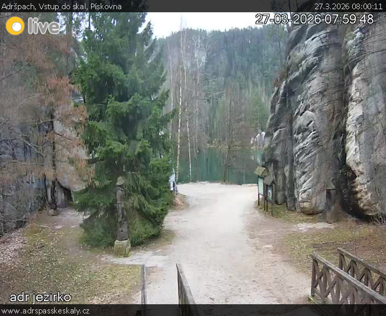Adršpach - Vstup do skal, Pískovna - 27.3.2026 v 08:00